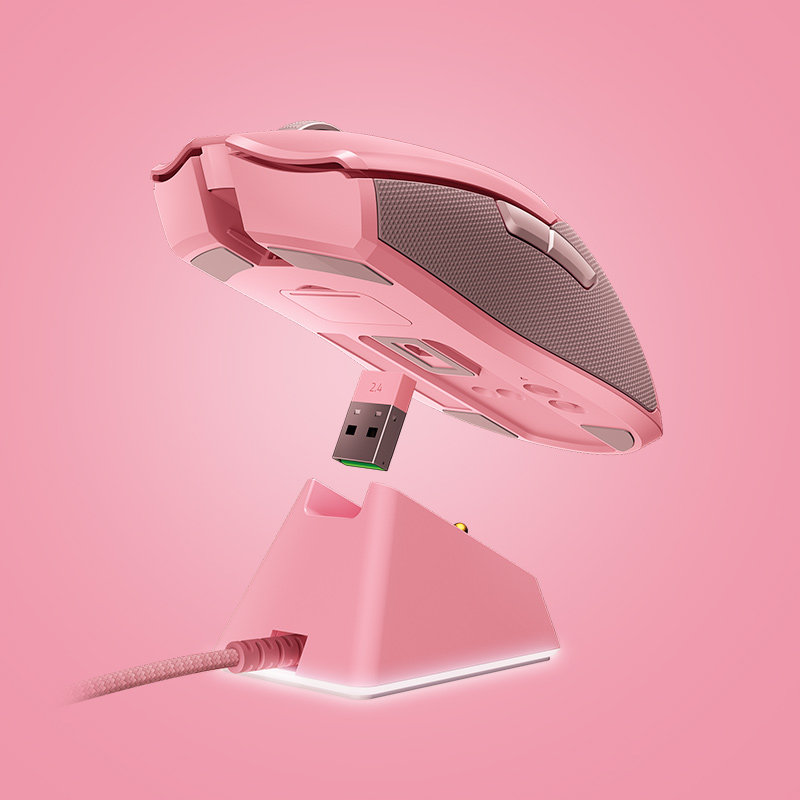 Razer Viper Ultimate con base de carga-Cuarzo