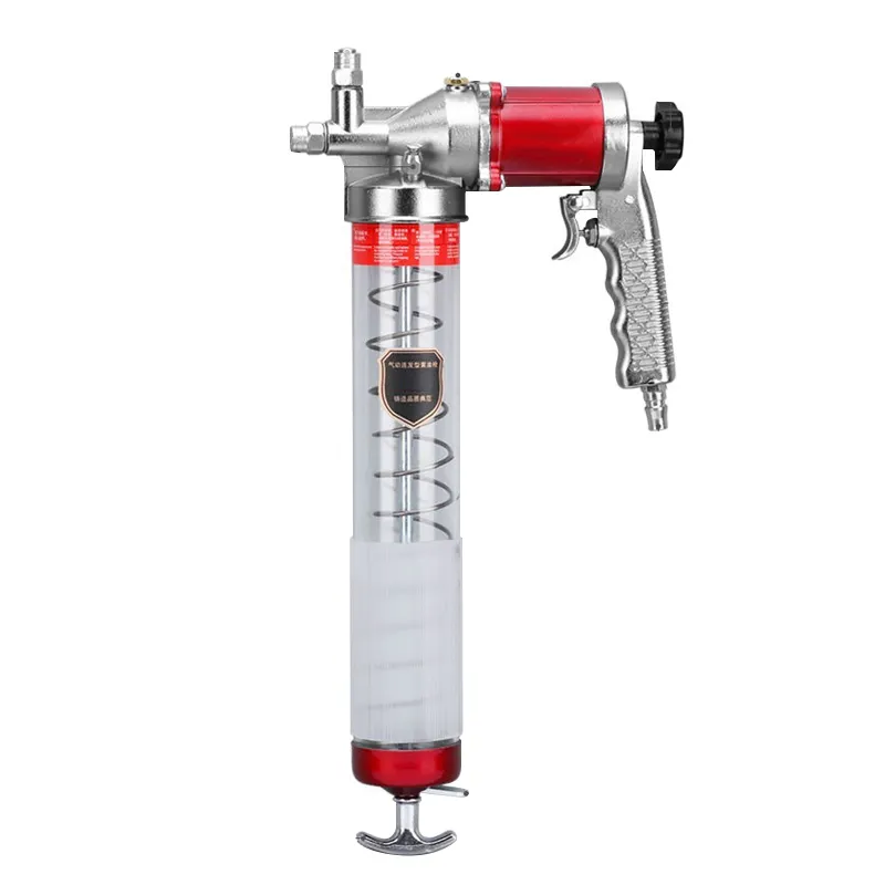 Pistola de mantequilla especial transparente, pistola de grasa de mantequilla manual para herramienta de lubricación