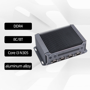 Computadoras integradas sin ventilador con CPU Intel Core I3 N305 N97, DDR4 individual de 32 GB de RAM, diseño resistente para entornos hostiles