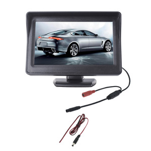 Monitor de coche de 4,3 pulgadas, pantalla de imagen de marcha atrás de entrada AV bidireccional de escritorio, monitor LCD de coche - Product Image 5