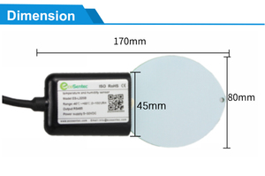 RS485 Analoga usgang hinterlässt Oberflächen-Wetness-Sensor Pflanzen-Wetness-Detektor Schnell reagierendes Blatt-Wetness-Messgerät - Product Image 6