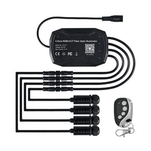 FO-P1 4 Zone RGB+CCT Fiber Optic Illuminator Multi-mode DC12V 4*1A RF/App Control Lighting <strong>Source</strong> for Ceiling DIY <strong>Light</strong> Projects - Product Image 3