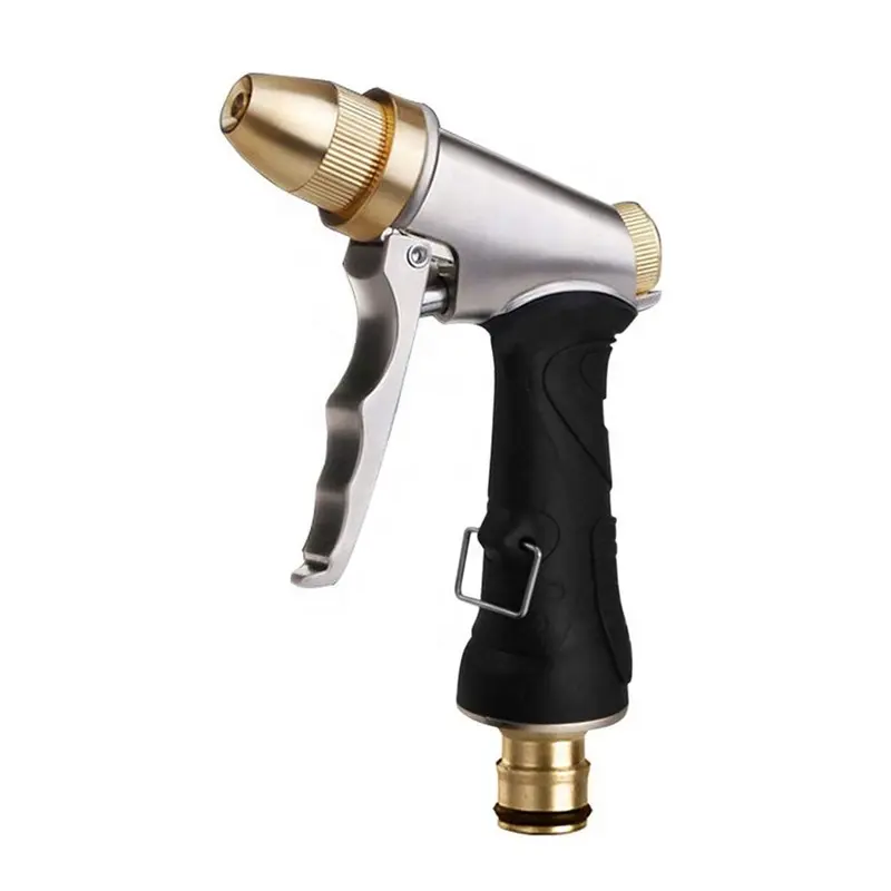 Car Washing High Pressure Brass Nozzle Tip Garden Water Jet Hose Spray Gun