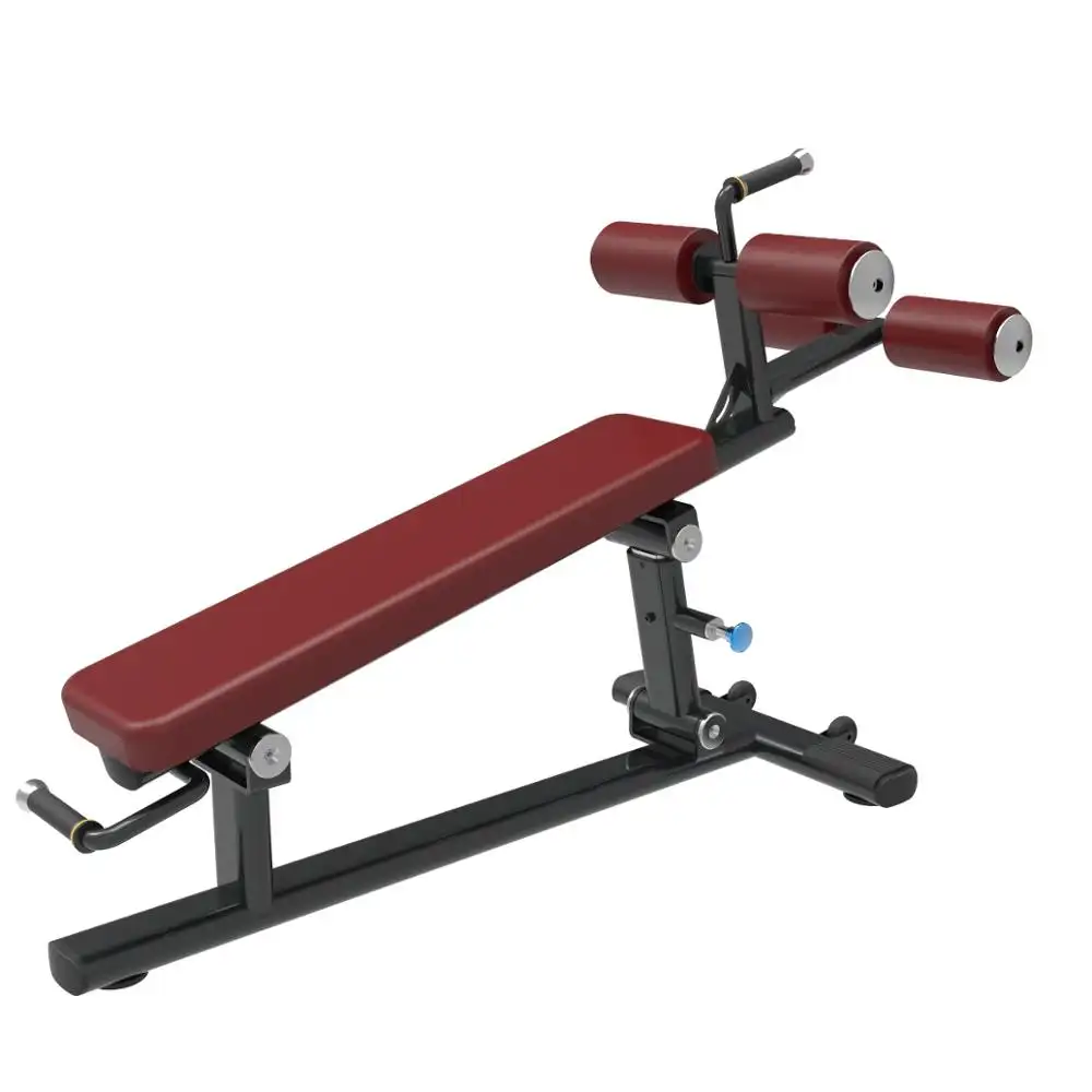 Equipo de fitness de gimnasio comercial, máquina de entrenamiento de pesas libres, Banco Abdominal ajustable/Banco de abdominales A B Crunch JG-6807