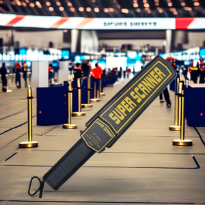 スーパースキャン金属探知機高感度ボディ検索機セキュリティ用ボディスキャナー金属探知機 - Product Image 2