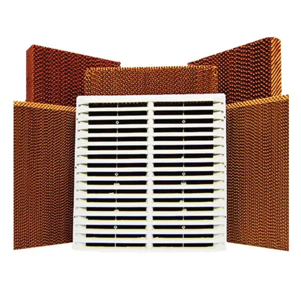 Sistema di raffreddamento del pannello del Pad di raffreddamento evaporativo del dispositivo di raffreddamento dell'acqua del dispositivo di raffreddamento dell'aria a basso costo