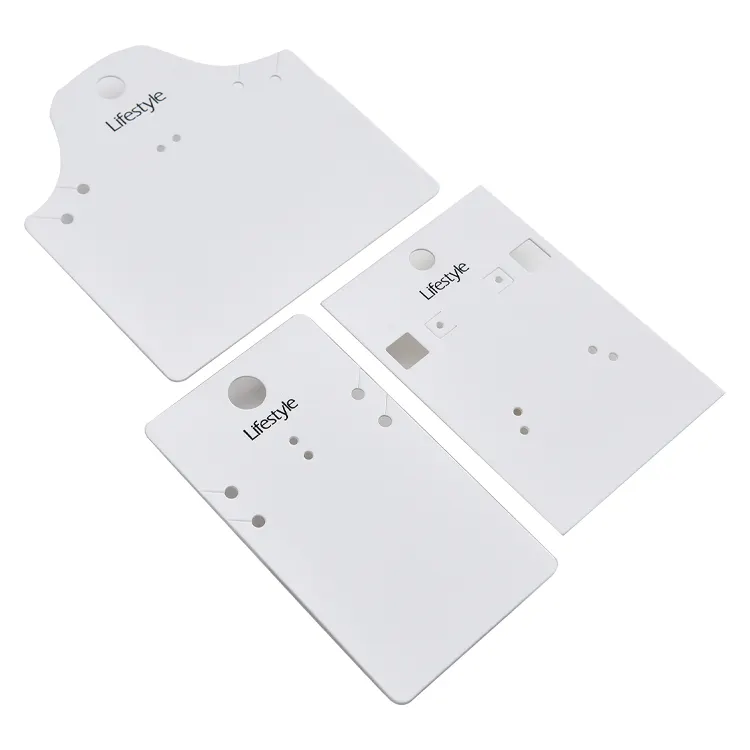 Fabbrica Custom orecchino di imballaggio porta carte punzone orecchino display carta di stampa logo grazie gioielli modello di scheda di visualizzazione