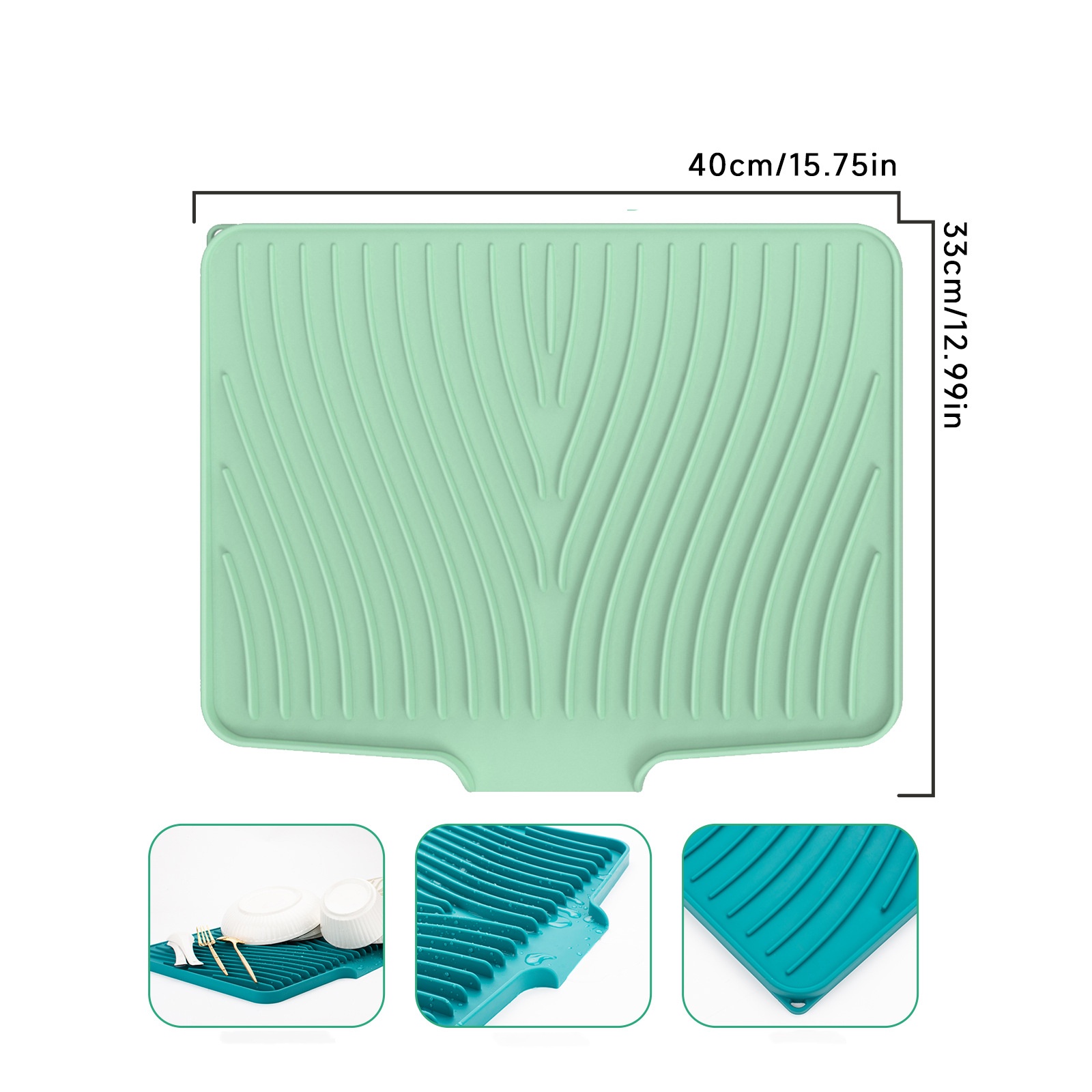 Vert clair, ouverture extra-large de 40 cm