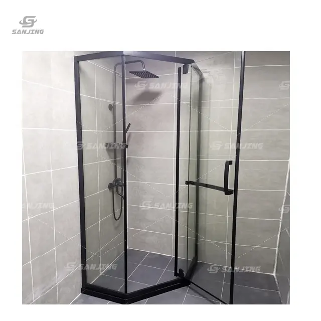 गर्म बिक्री उत्कृष्ट गुणवत्ता दरवाजा शॉवर ग्लास बाथरूम खुले शैली कमरे में स्नान