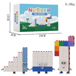 Çocuk montaj plastikleri blok oyuncaklar eğlenceli sayılar çoklu stilleri aydınlanma biliş modeli yapı taşları - Product Image 5