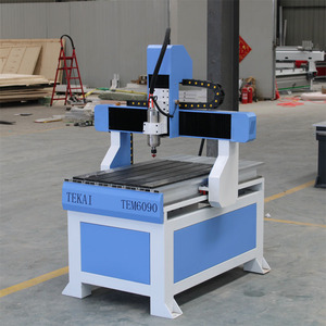 济南特凯迷你cnc 6090 路由器 3d数控铣床，用于小型企业设备 4 轴数控雕刻机 - Product Image 5