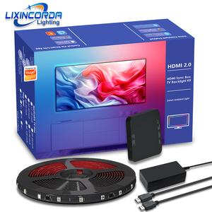 Yükseltme akıllı LED TV arka işık ekran renk Sync ortam aydınlatma LED şerit işık 4K HDMI uyumlu 2.0 40-120 inç TV - Product Image 1