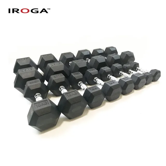 Iroga Fitness ดัมเบลเคลือบยางราคาถูก,พร้อมส่ง