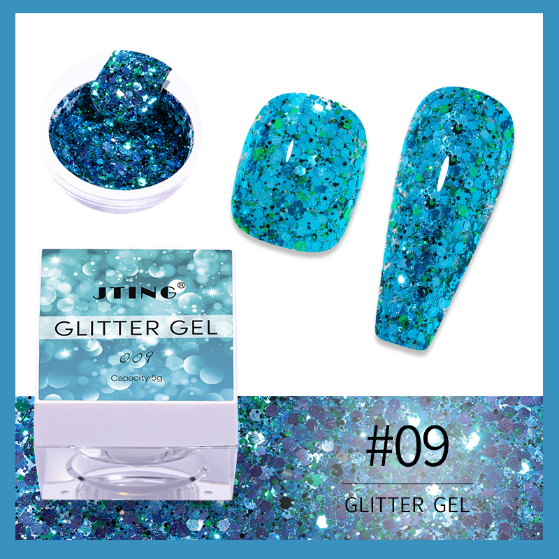 #09 glitter gel