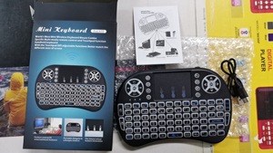 Factory Price 7 Colors Switching <strong>2</strong>.4G Sky Laptop Smart Voice Remote <strong>Control</strong> Mouse <strong>Keyboard</strong> - Product Image 2