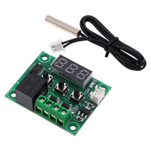 W1209 Red and Blue DC 12V Heat Cool Temp Thermostat <strong>Temperature</strong> Control Switch Thermometer Thermo <strong>Controller</strong> <strong>NTC</strong> <strong>Sensor</strong> Case - Product Image 5