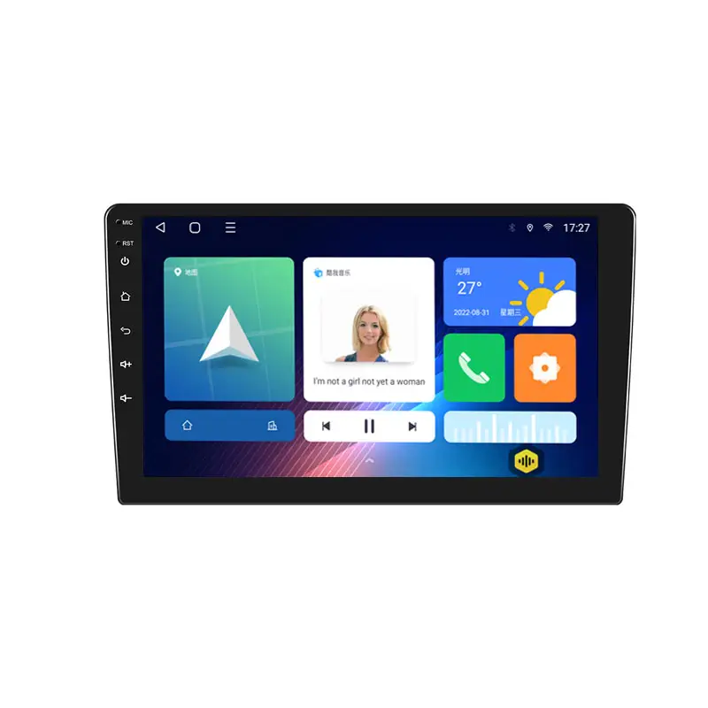 Беспроводной Android автомобильный сенсорный экран Android головное устройство Smart Car Gps навигация с задней камерой изогнутый Автомобильный дисплей