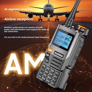 Recepción de banda completa con un solo clic, FM inalámbrico de mano, aviación al aire libre, autoconducción, rango de comunicación de 10km, analógico, 1, 2, 1, 2 - Product Image 3