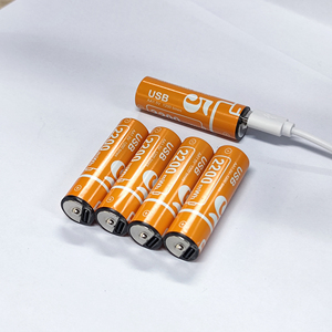 Yeni trendler 1.5V 22002200tip-c şarj çift bir lityum iyon USB şarj edilebilir Li-ion AA pil - Product Image 5