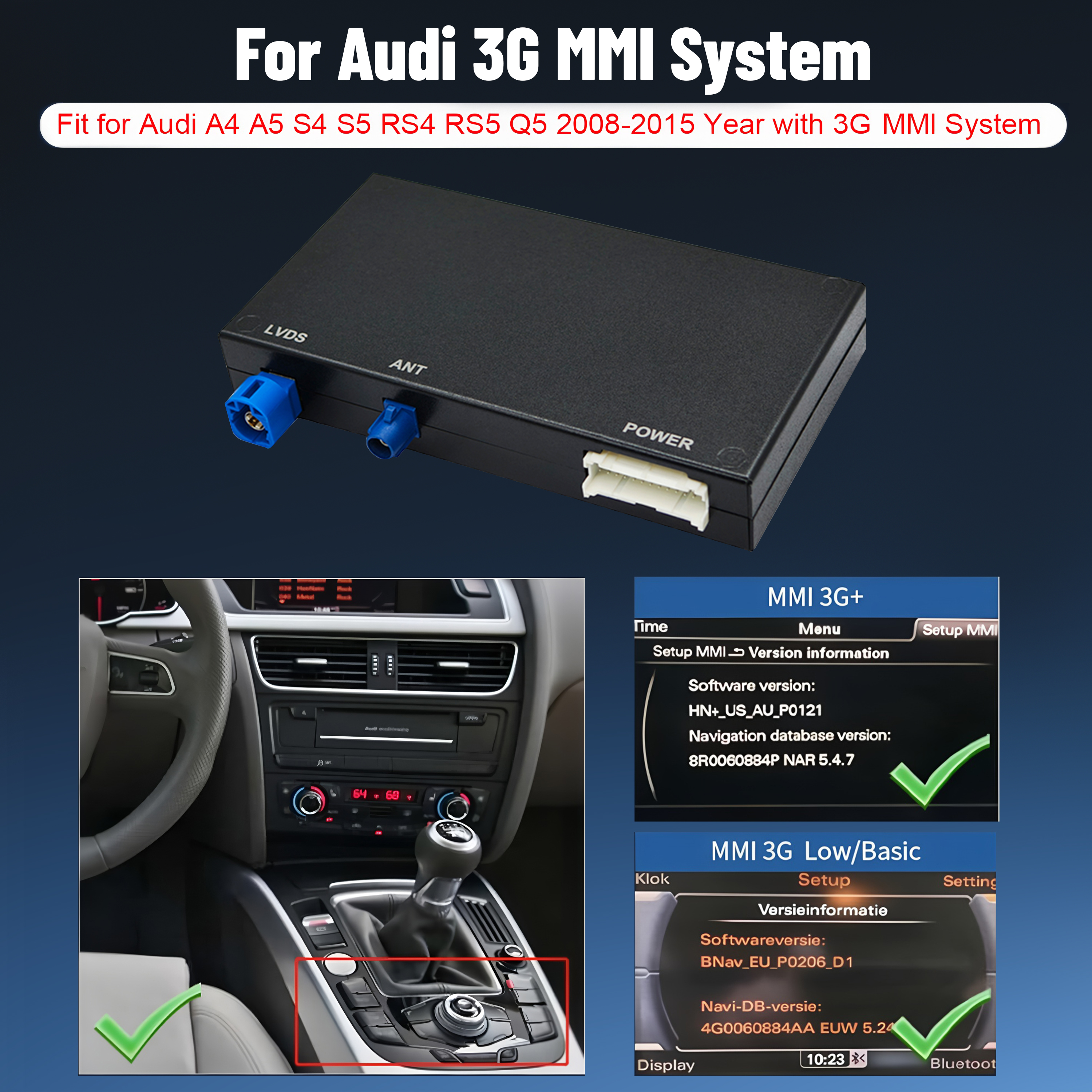 Système MMI 3G