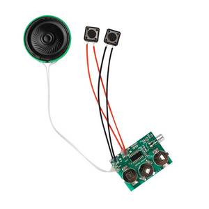 Китайский оптовый звуковой модуль голосового чипа со светодиодным светом для DIY Музыкальная Поздравительная открытка звуковой модуль для игрушек и книг - Product Image 1