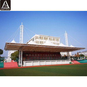 スポーツスタジアムセンター演台グランドスタンド座席引張膜構造屋根 - Product Image 4