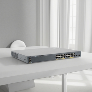 Yüksek kaliteli orijinal CSC 2960X 24 port 2x10G SFP + LAN tabanı yönetilen istiflenebilir anahtarı WS-C2960X-24TD-L - Product Image 2