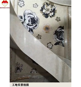 Tùy chỉnh đá cẩm thạch khảm bức tranh tường gạch bóng kết thúc cho trang trí nội thất cho phòng nội thất sử dụng hoa gạch khảm đá cẩm thạch - Product Image 3