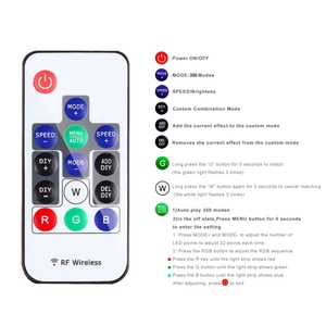 DC5-24V WS2811 WS2812B пиксели светодиодный контроллер 14 клавиш удаленный DIY RGB контроллер - Product Image 2