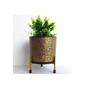 Attractive Unique Style <strong>Planter</strong> With Stand Attractive Luxury Look the Urban Design Fits Any Home Decor Dining Room Office - Product Image 3