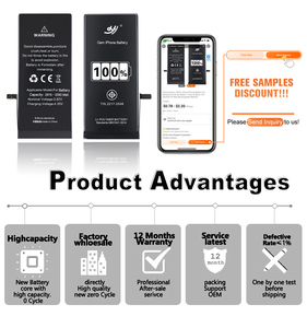 Pin Điện Thoại Di Động Trong Thay Thế Dung Lượng Đầy Đủ 100% Cho Pin iPhone X Bateria Iphone Xr Xs Max - Product Image 4