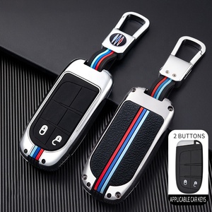 Çinko alaşım araba anahtarı durum kapak kabuk için Jeep komutanı Grand WK2 KL BU MP Dodge Chrysler 200 300C koruma aksesuarları - Product Image 3