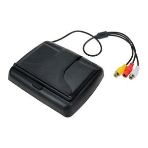 4.3 inç katlanabilir araba monitörü ters park IR/LED gece görüş dikiz kamera LCD/TFT ekran TV/DVD kombinasyonu AV - Product Image 6