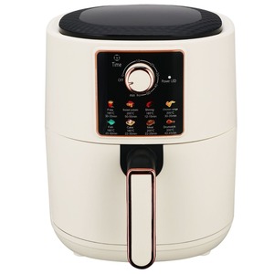 Manuel Air Fryer High Quality From <strong>Turkey</strong> Temperature and <strong>Timer</strong> Manuel Control 5.5 6 6.5 8L Oil Capacity Double Basket - Product Image 4
