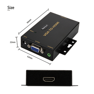 JideTech 1080P VGA-HDMI KVM Switch Converter with 3.5mm Audio Port for PC Laptop Display <strong>Computer</strong> Mac Projector - Product Image 3