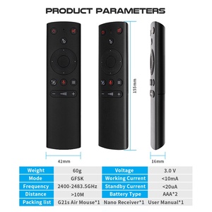 G21S kablosuz 2.4g uçan sincap hava fare uzaktan kumanda RF iletişim malzemesi bilgisayar için silikon öğrenme - Product Image 3