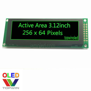 Topwin alta qualità 3.<span class=keywords><strong>12</strong></span> pollici 256x64 pixel 16 modulo oled giallo scala di grigi ssd1322 porta parallela SPI IIC 3.2'' - Product Image 2