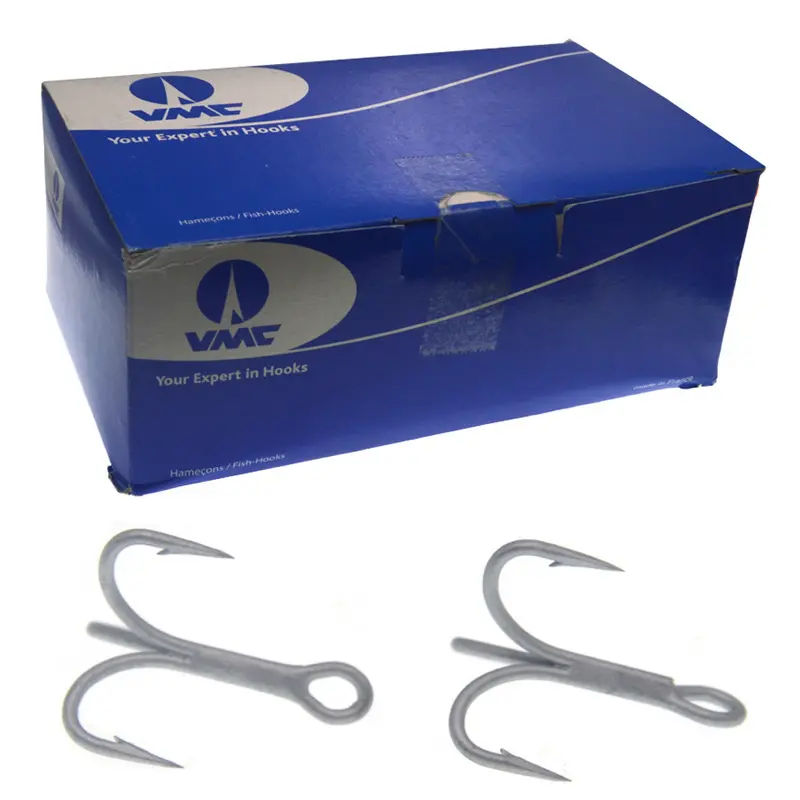 VMC hooks 100pcs/pack triple strengthened hook saltwater fishing hooks