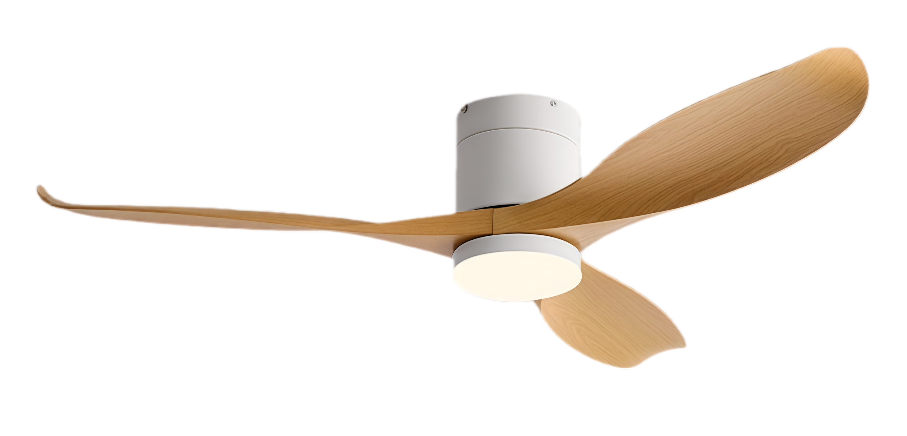 White with Natural Wood Grain