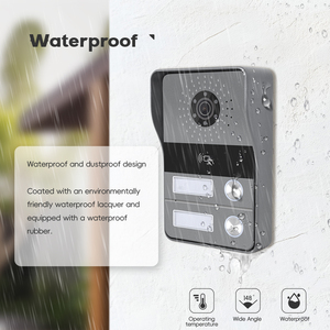 2-Wired New Style Video Door Phone Multi-<strong>Apartment</strong> Audio <strong>Intercom</strong> <strong>System</strong> for <strong>Building</strong> Tuya <strong>Intercom</strong> for <strong>Apartment</strong> - Product Image 2