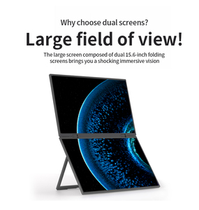 15.6-inch 60hz Dual-screen Expandable Display Can <strong>Output</strong> <strong>Various</strong> <strong>Devices</strong> with DHMI Type C IPS LCD 16:9 Portable Monitor 15.6 - Product Image 3