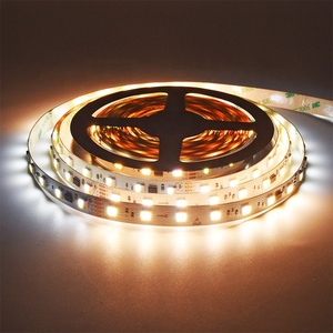 Programmazione indirizzabile striscia LED 56leds 14W flessibile SMD5050 CCT bianco 8 pixel LED luce 24V per UCS2904 IP20 65 68