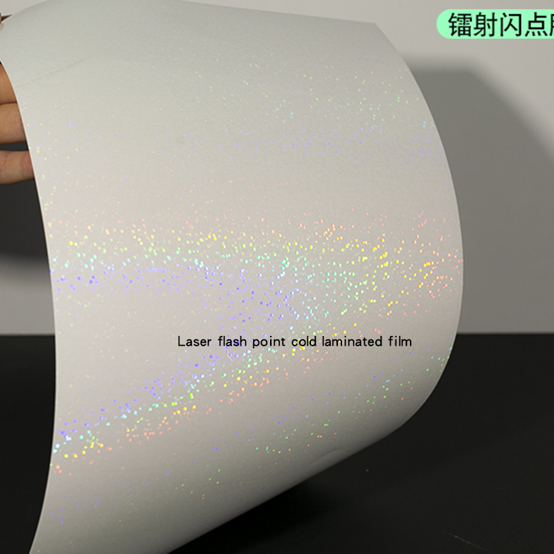 Film laminé à froid avec point d'éclair laser
