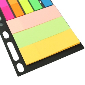 Schwarze Karten kombination Haft notizen Lose blatt kombination Farb klebe notizen gedruckte Notizbuch notizen - Product Image 1