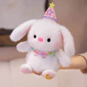批发快乐狗新款卡通可爱小狗娃娃儿童生日礼物定制玩具唱歌毛绒猪动物玩具 - Product Image 3