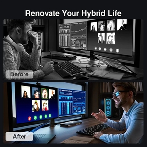 2 Port Dual Monitor <strong>KVM</strong> Matrix <strong>Switch</strong> HDMI with USB 2.0 Hub &amp; Audio <strong>Output</strong> for Office 4K30Hz <strong>KVM</strong> <strong>Switches</strong>