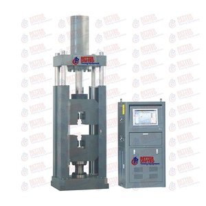 Servo Hydraulic Universal <strong>Testing</strong> Machine Single Test Space 1-Year Warranty Equipment Lab Tensile Compression <strong>Testing</strong> Flat - Product Image 1