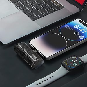 2025 אפשרות מתנה אידיאלית עור מיני powerbank מיני פאובנק מסוגנן טעינה ישירה בנקי חשמל אלחוטיים ניידים