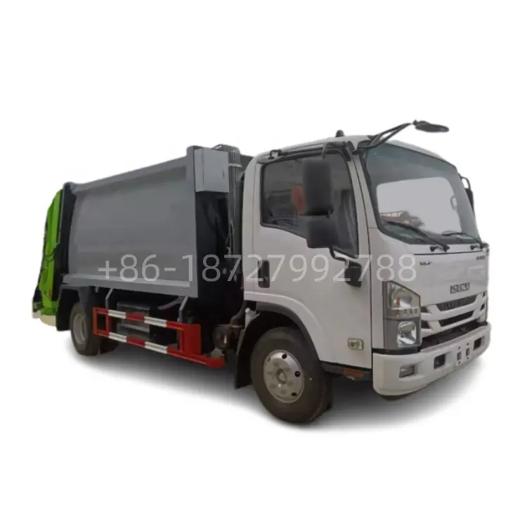 6m3 8m3 10m3 5m3 Foton Dongfeng JAC 1suzu FAW Botes de basura de 240 litros Camiones de reparto de basura reciclados comunitarios