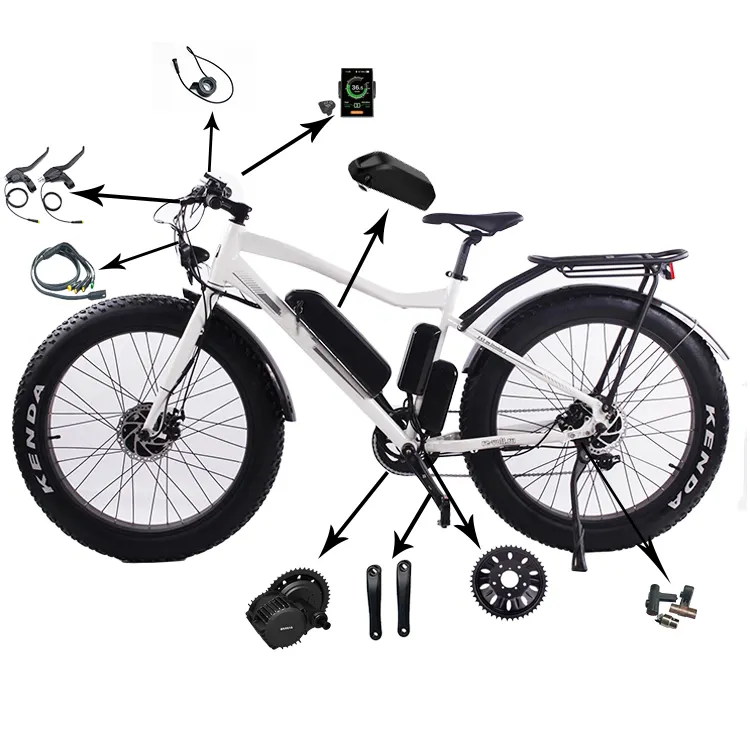 Bafang-Kit de Motor de tracción media BBSHD, 1000W, 48V, 52V, 1000W, 750C, C965, C18, 850C, 500C